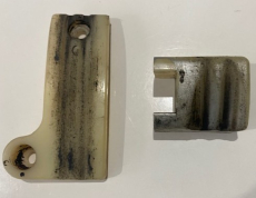 Kettenschleifer-Gummi Yamaha RD350 YPVS Satz gebraucht.